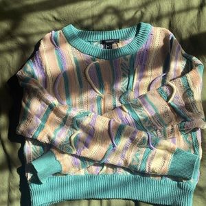 Forever 21 colorful sweater (cropped)